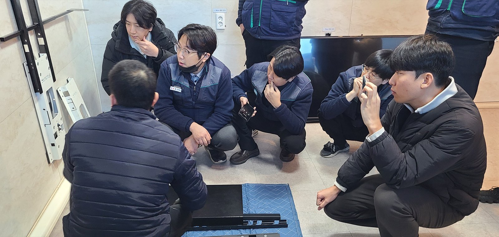 교육장 실습 장면