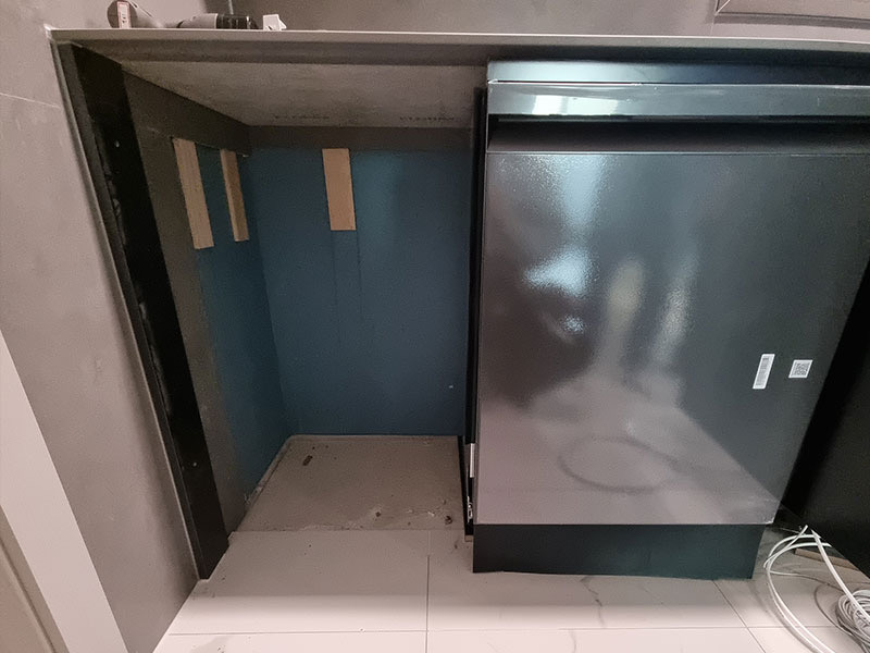 로봇청소기장 리폼 시공 사진